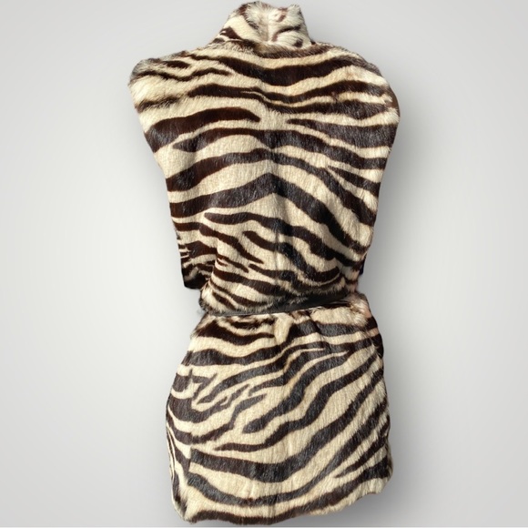 Lafayette 148 Rabbit Fur Belted Vest ♟️ - Picture 7 of 8